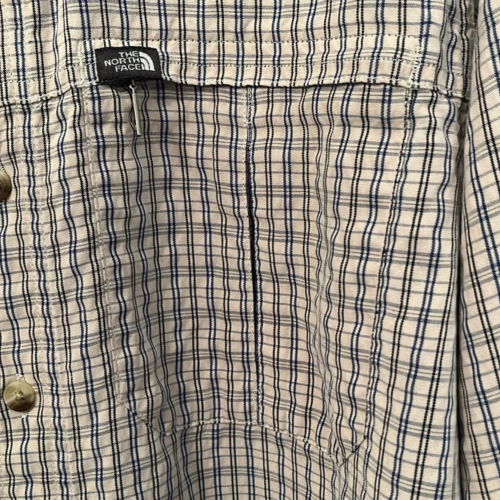 The North Face Men's Plaid Long Sleeve Button Down‎ Shirt Size Medium